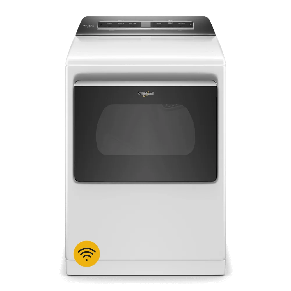 WHIRLPOOL WED8127LW top load matching electric dryer