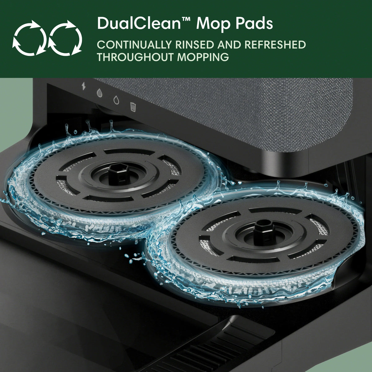 iRobot Roomba Plus 505 Combo Robot Vacuum & Mop AutoWash Dock, 2in1, Carpet & Hard Floors, Self Empties, Pads Extend, LiDAR, No Mopping Carpets, Heated Pad Drying, Model N185020