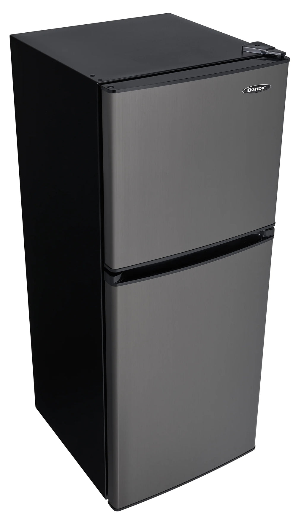 Danby 4.7 cu. ft. 2-door Compact Fridge in Black Stainless Steel Look DCR047A1BBSL