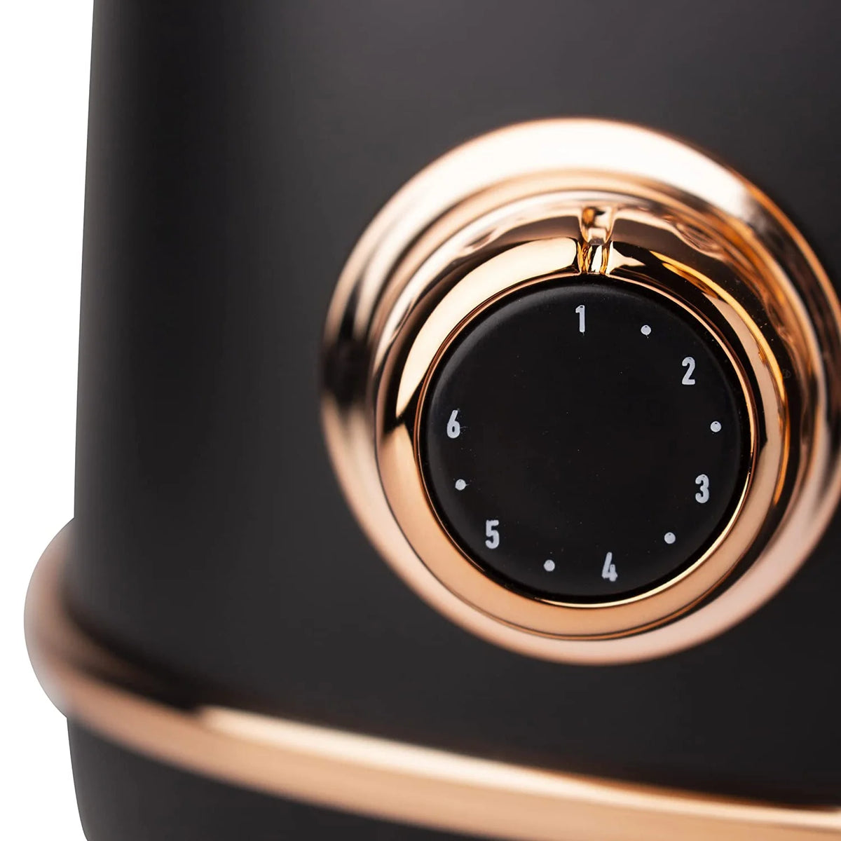 Haden Heritage 1500 1.7 Electric Kettle, Matte Black Finish with Copper Accents