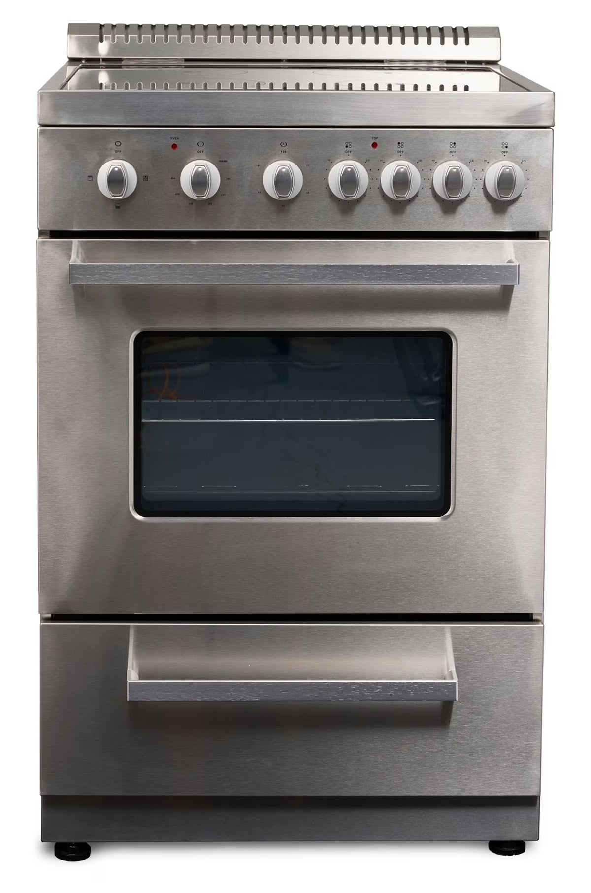 Premium Levella 24" Freestanding Electric Range with Air Fry