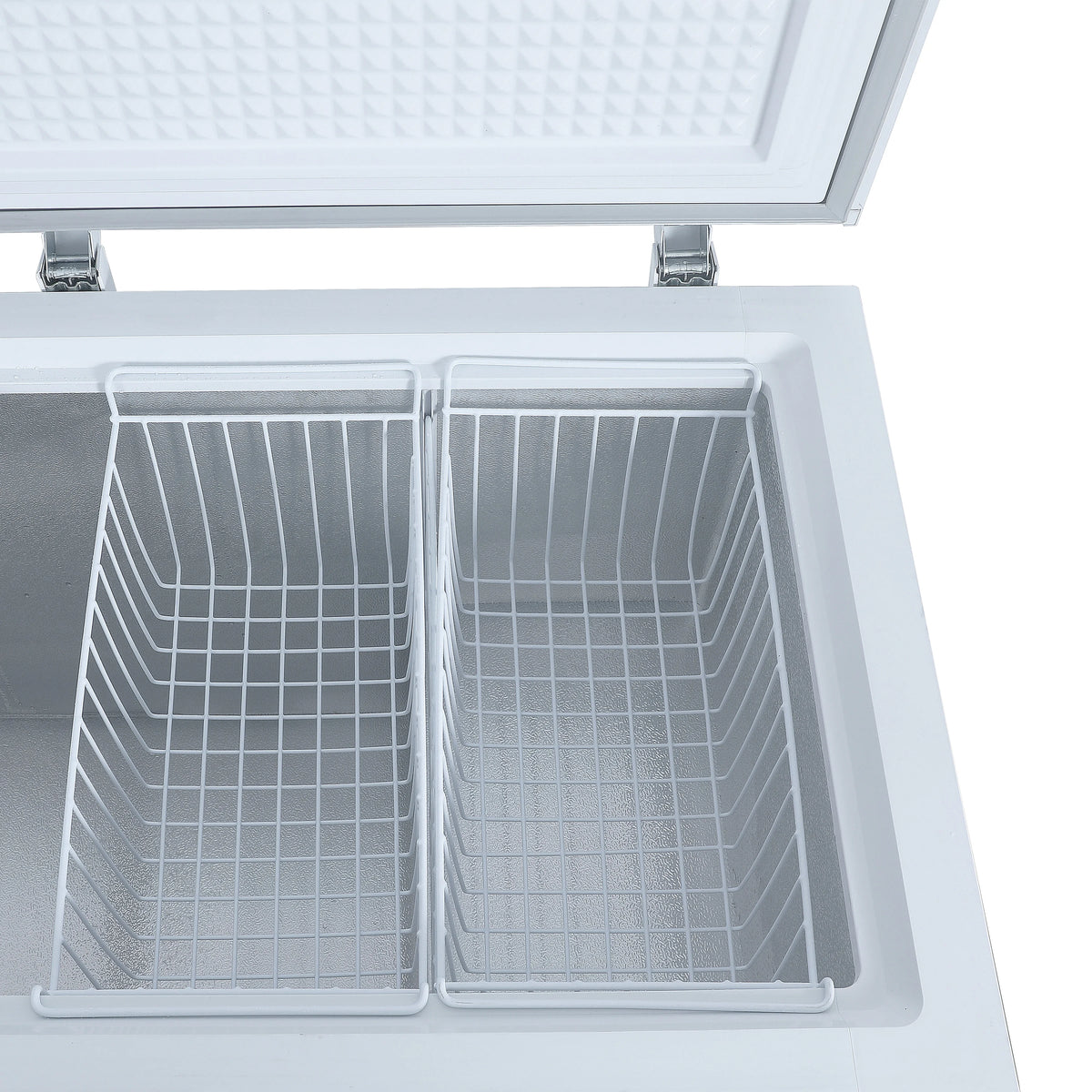 Hamilton Beach 25 Cu. Ft. Chest Freezer, 2 Doors, Garage Ready, White