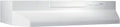 Broan-NuTone F403611 Two Four White 36-inch Under-Cabinet 4-Way Range Hood, with 2-Speed Exhaust Fan and Light