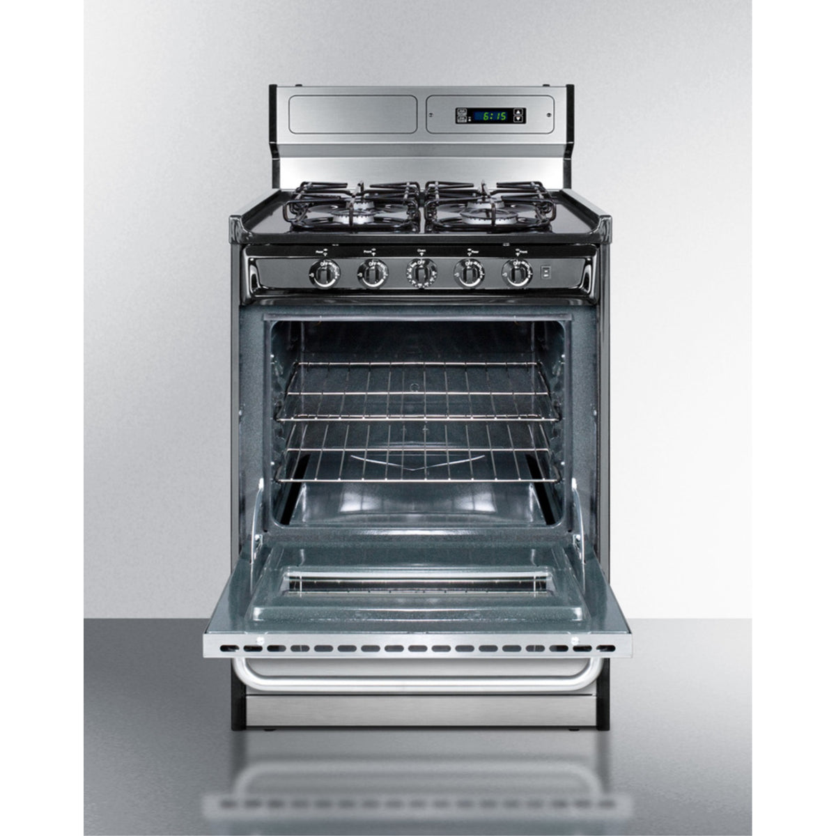 24" Wide Gas Range, Sealed Burners