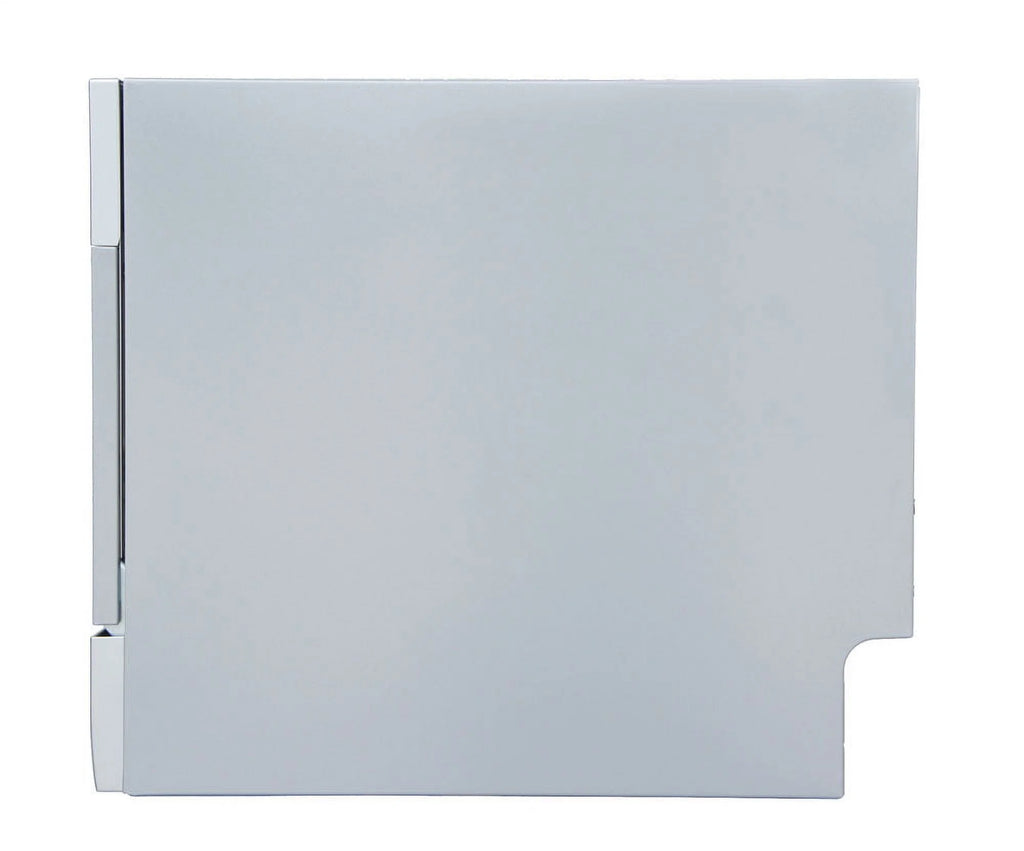 Countertop Dishwasher with Delay Start in Silver