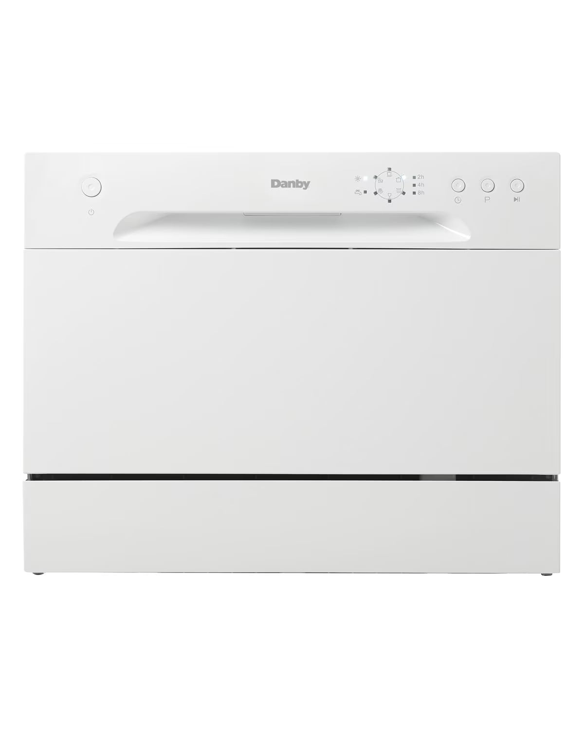 Danby 6 Place Setting Countertop Dishwasher in White (DDW621WDB)