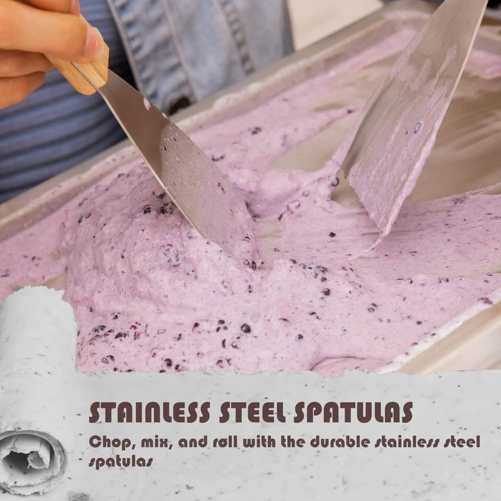 Whynter ICR-300SS Portable Instant Automatic Compressor Ice Cream Maker Frozen Pan Roller in Stainless Steel