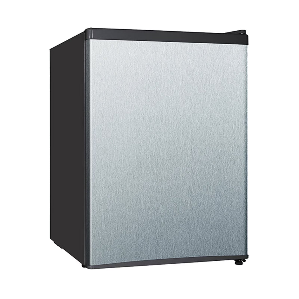 Midea 2.4 Cu Ft Compact Refrigerator WHS-87LSS1, Stainless Steel