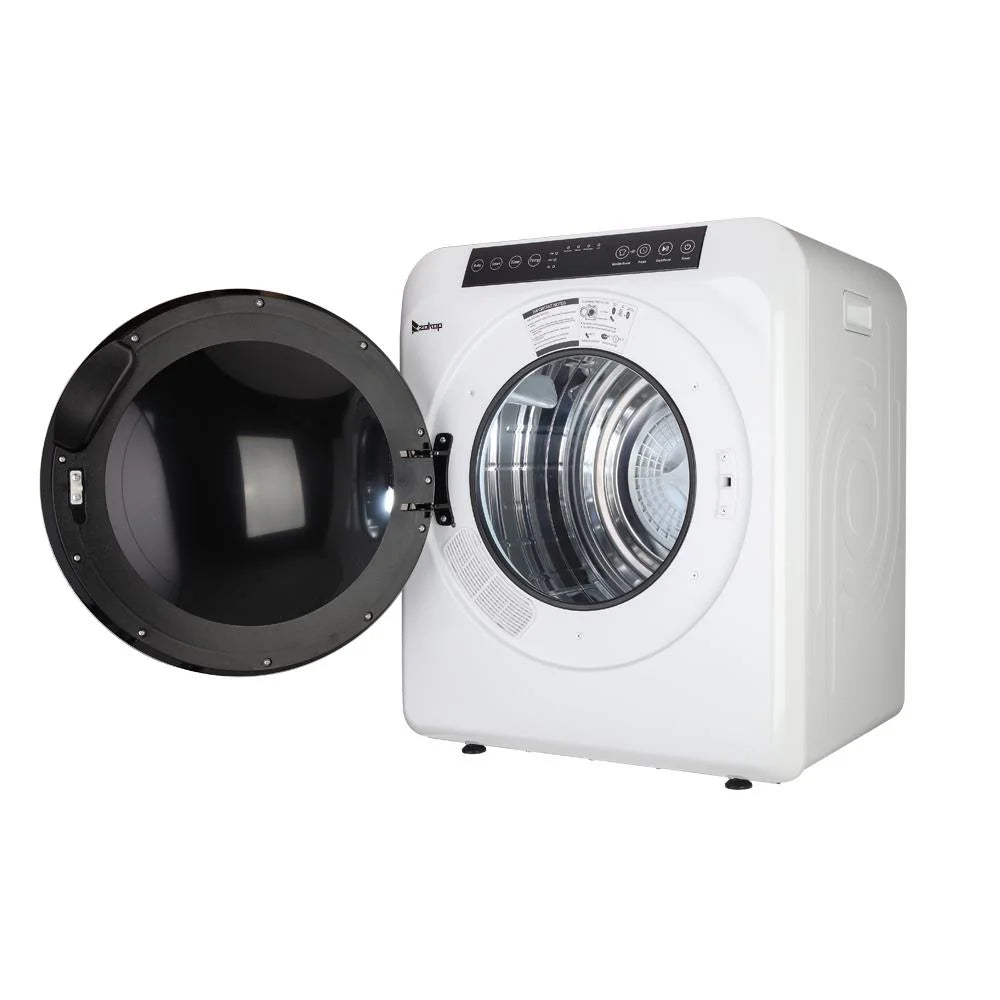 Zimtown 13lbs White Stainless Electric Dryer, LCD display, Ultraviolet sterilization