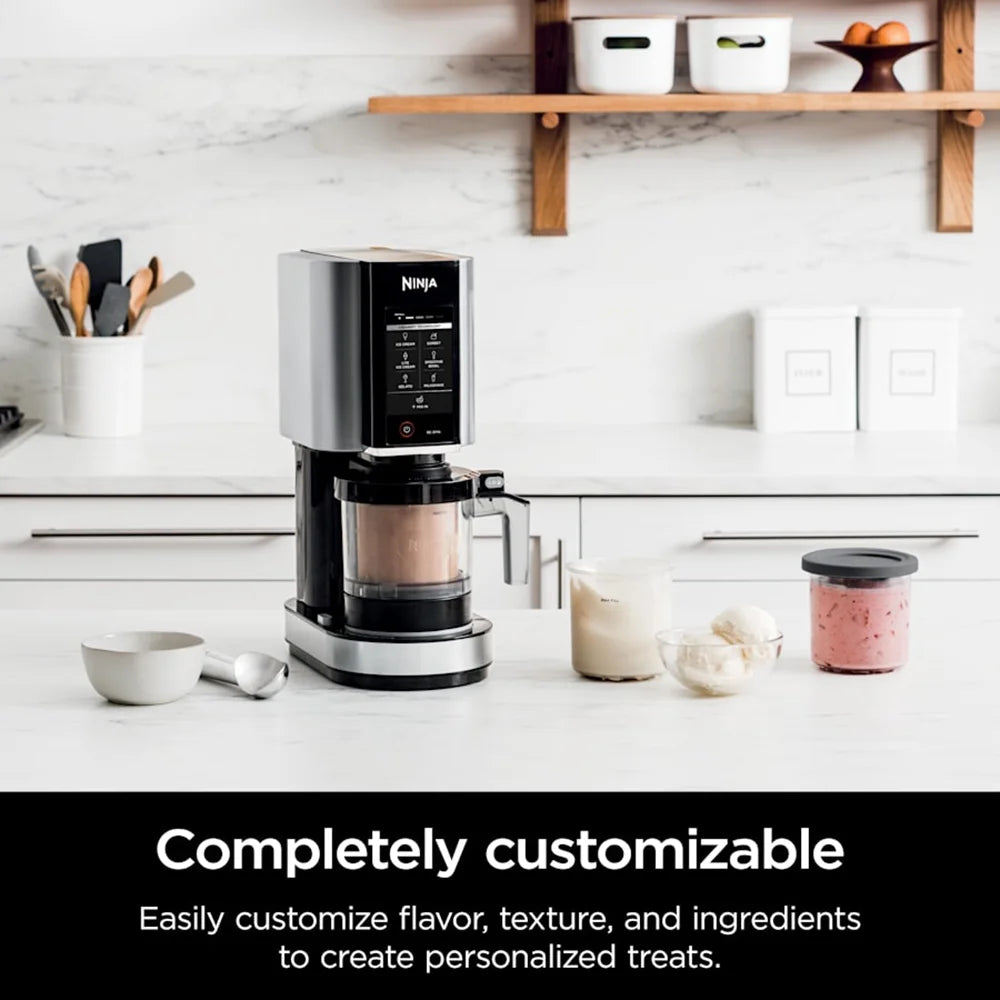 Ninja CREAMi 7-in-1 Ice Cream Maker, White (NC301)