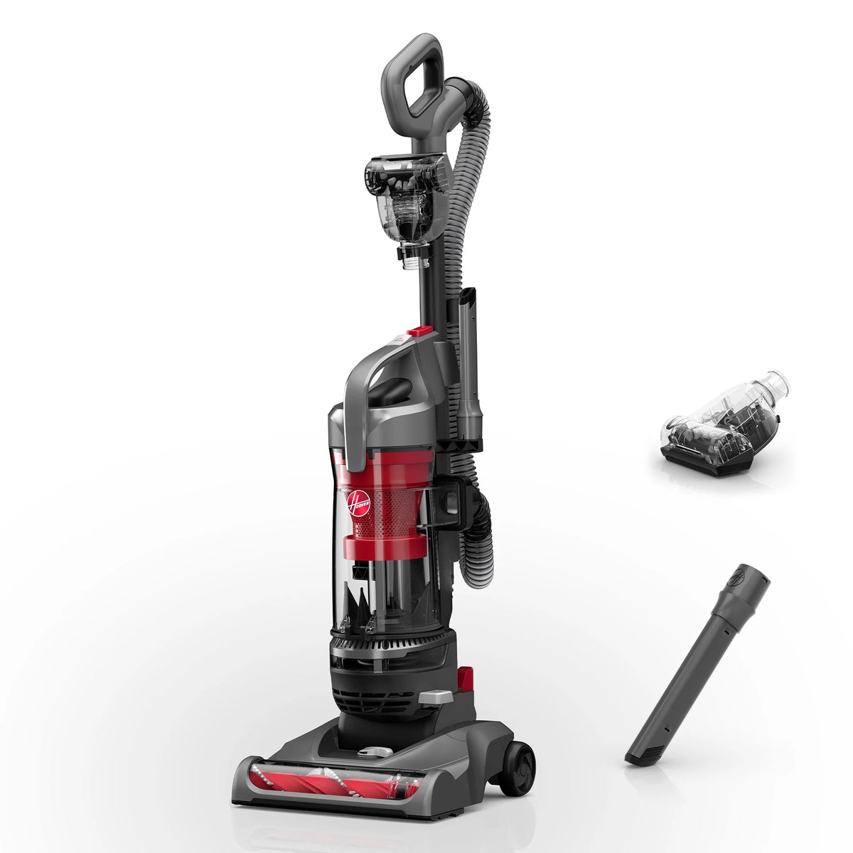 Hoover Bagless Upright Vacuum Cleaner, Rewind Pet & Hoover Pet Carpet & Room Refresher Carpet Powder, 32oz
