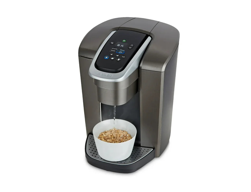 Restored Keurig K-Elite Single-Serve K-Cup Pod Coffee Maker, Brushed Slate (Refurbished)
