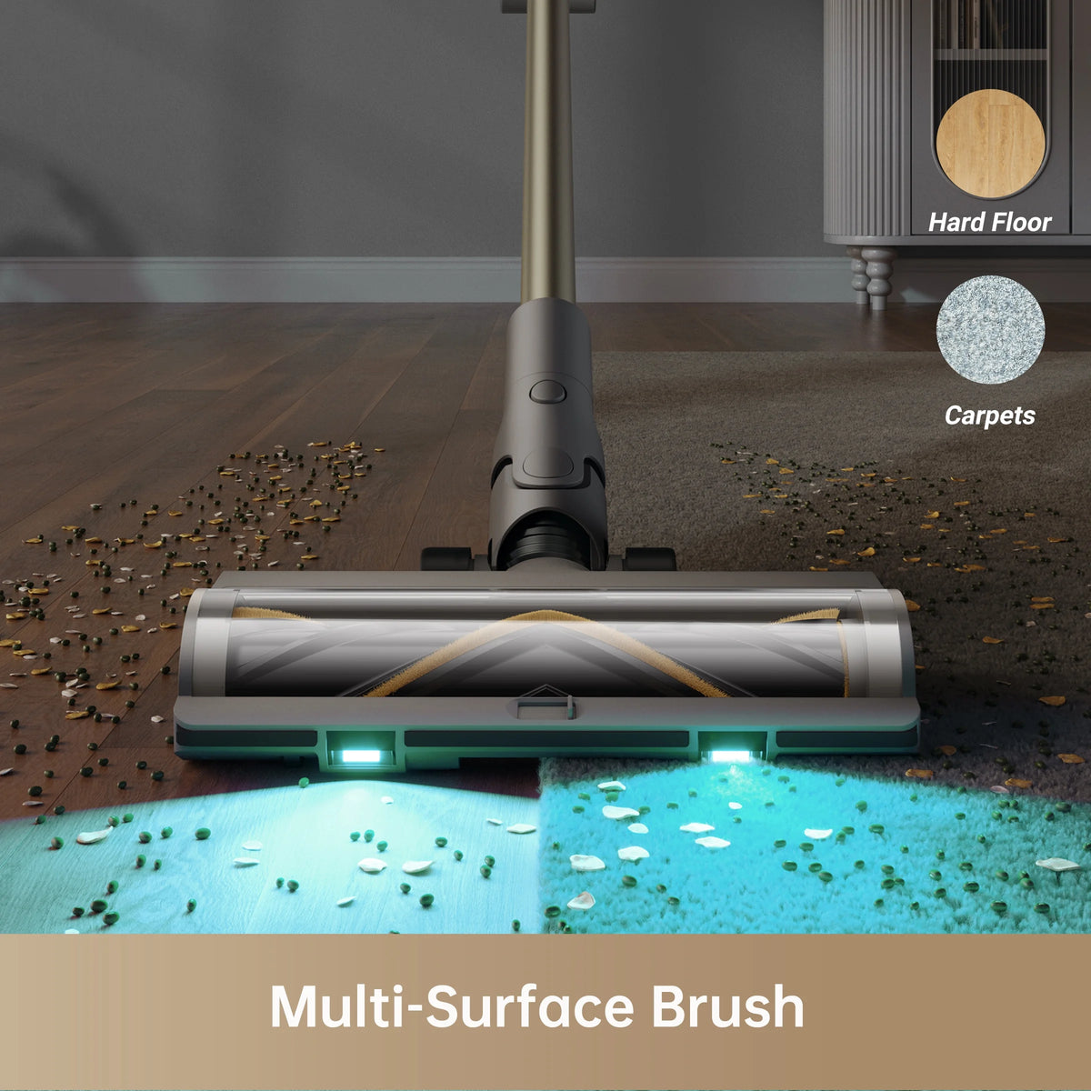 dreame U10 Cordless Stick Vacuum 100AW Suction Power 40-Minute Runtime LED Light