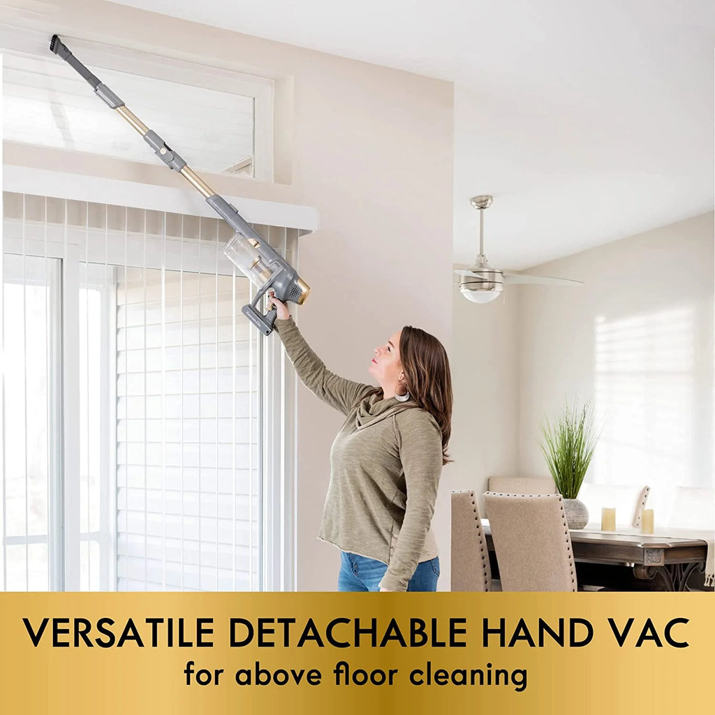 Kenmore DS4095 Brushless Cordless Stick Vacuum Cleaner, 21.6V, Gold, 9.66lbs