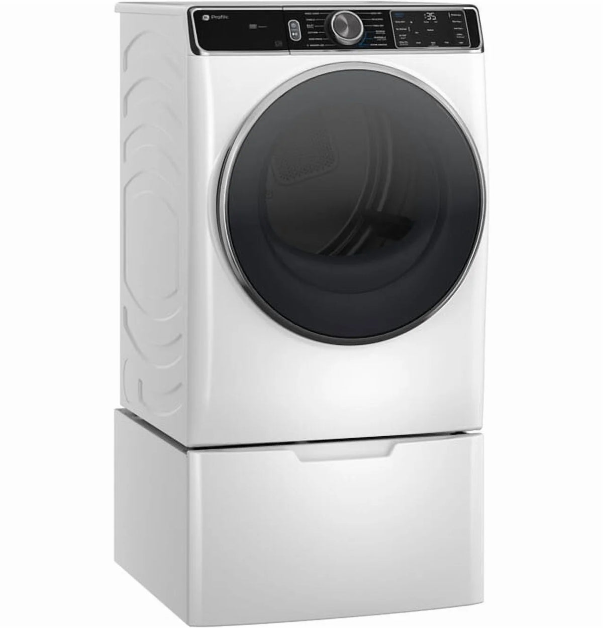 Ge Profile Pfd87gs 28" Wide 7.8 Cu. Ft. Energy Star Certified Gas Dryer - White