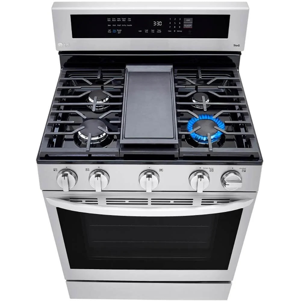 LG 30�� 5.8 cu ft Slide-In Gas Range in Stainless Steel