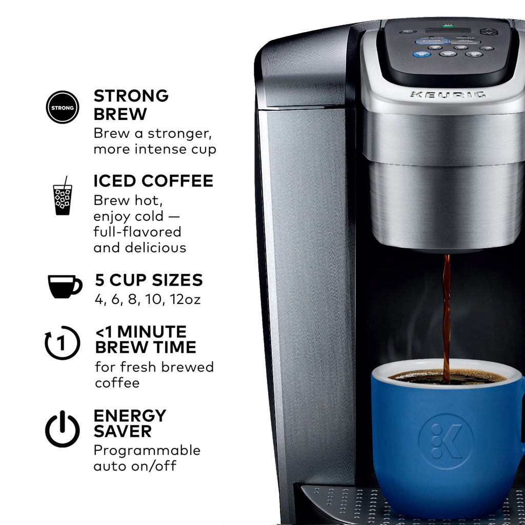 Keurig K-Elite Single-Serve K-Cup Pod Coffee Maker, Brushed Slate