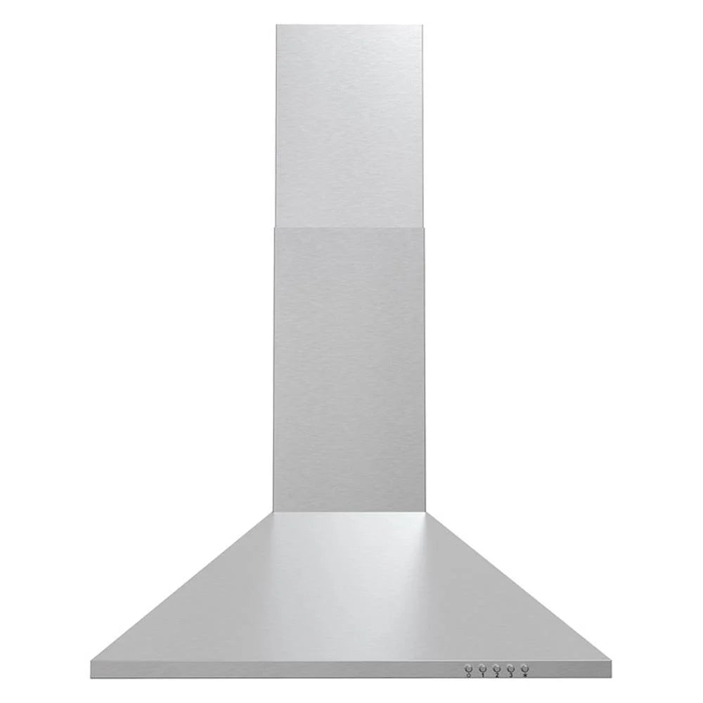 24 in. Ducted Wall Mount Range Hood in Stainless Steel with LED Lighting