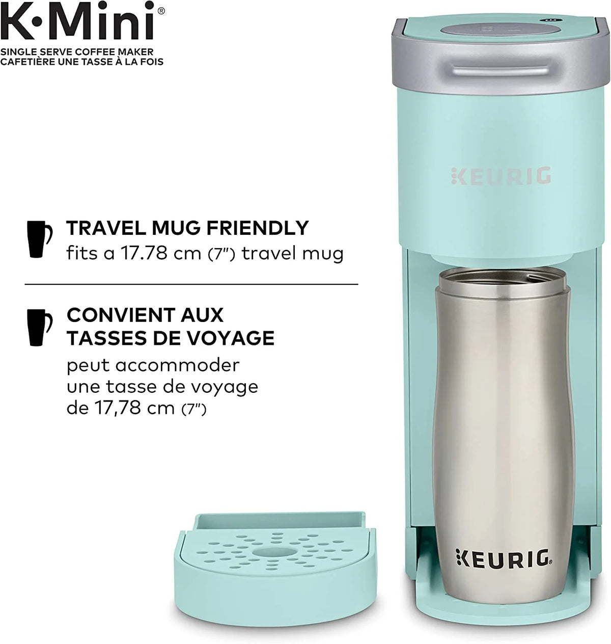 Keurig K-Mini Single Serve K-Cup Pod Coffee Maker - Oasis