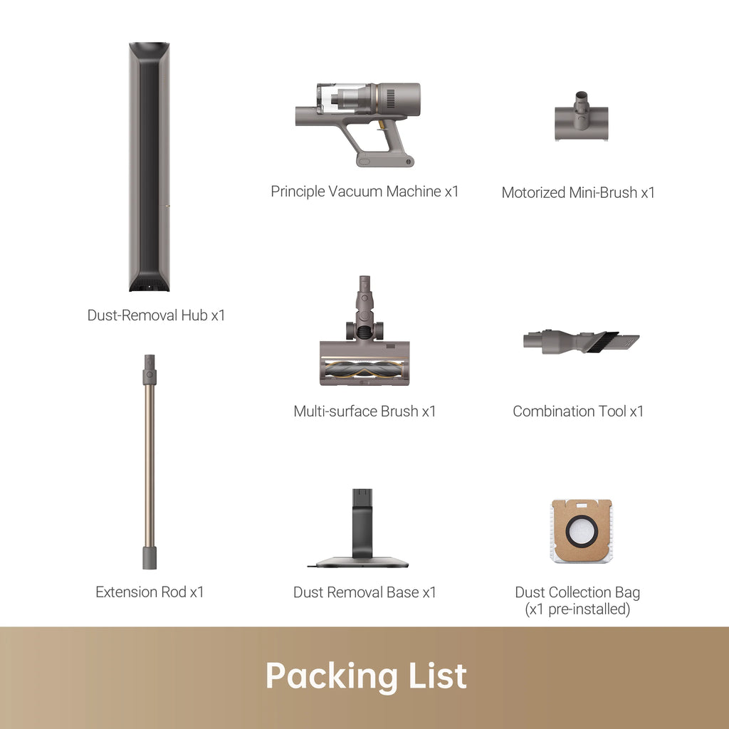dreame U10 Cordless Stick Vacuum 100AW Suction Power 40-Minute Runtime LED Light