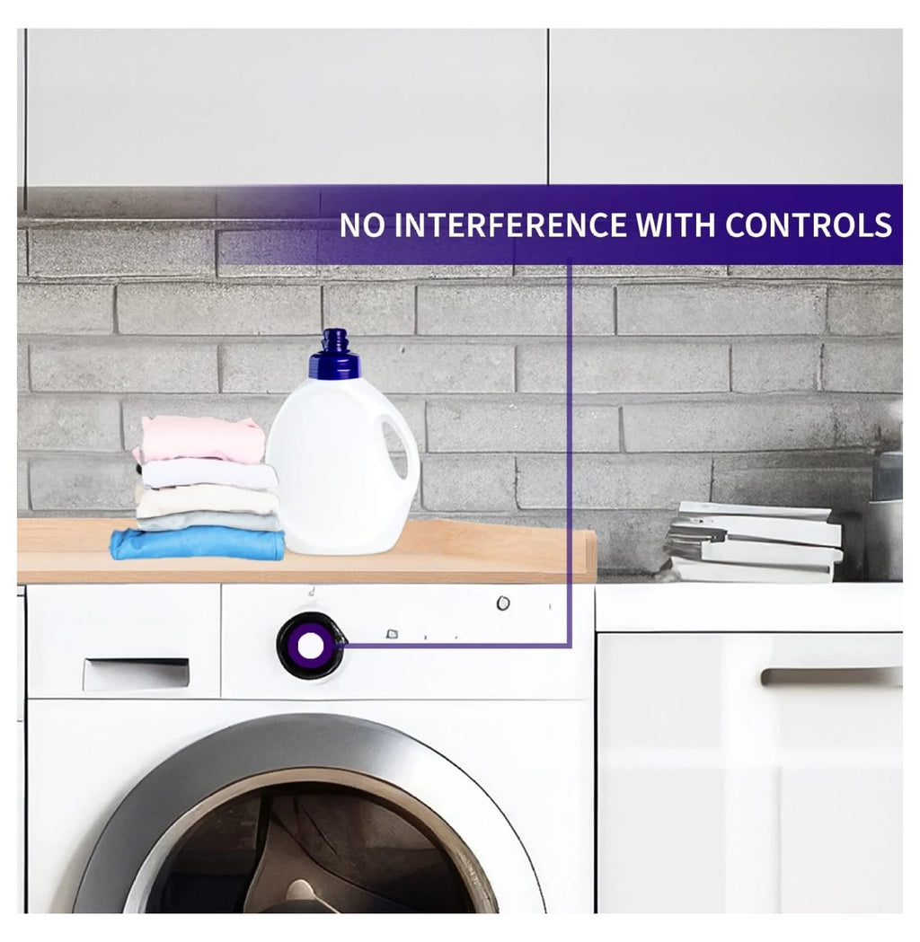YOSITiuu Washer Dryer 54 inch Countertop with Safety Ledge for Laundry Room Organization, Light Wood, LF-WDCT1C