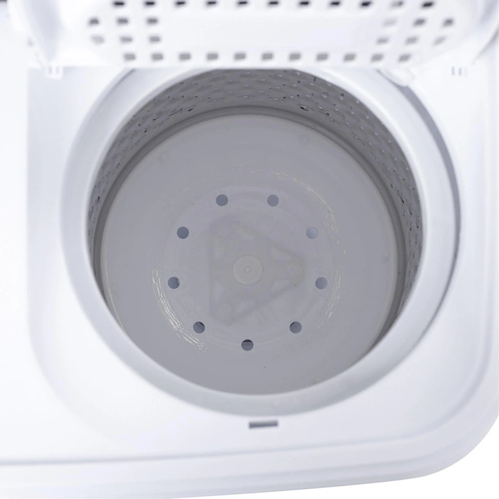 ZOKOP XPB35-188S 14.3lbs Semi-Automatic Washing Machine - Efficient, Compact Design for Apartments and Small Spaces - Gray Cover
