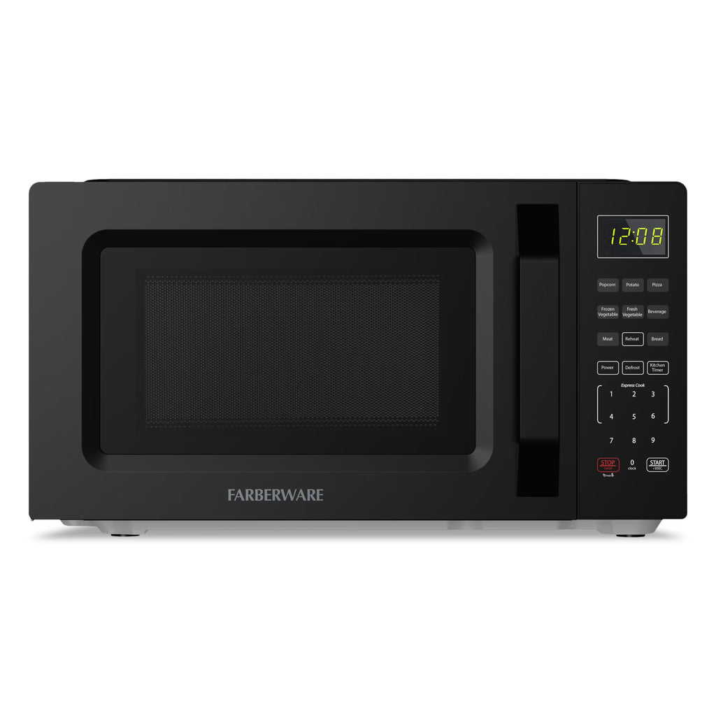 Farberware 1.1 Cu. Ft. 1000-Watt Compact Microwave Oven, Black