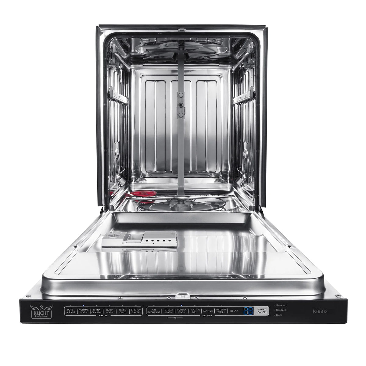 Kucht Professional 24" Stainless Steel Top Control Dishwashers in Silver