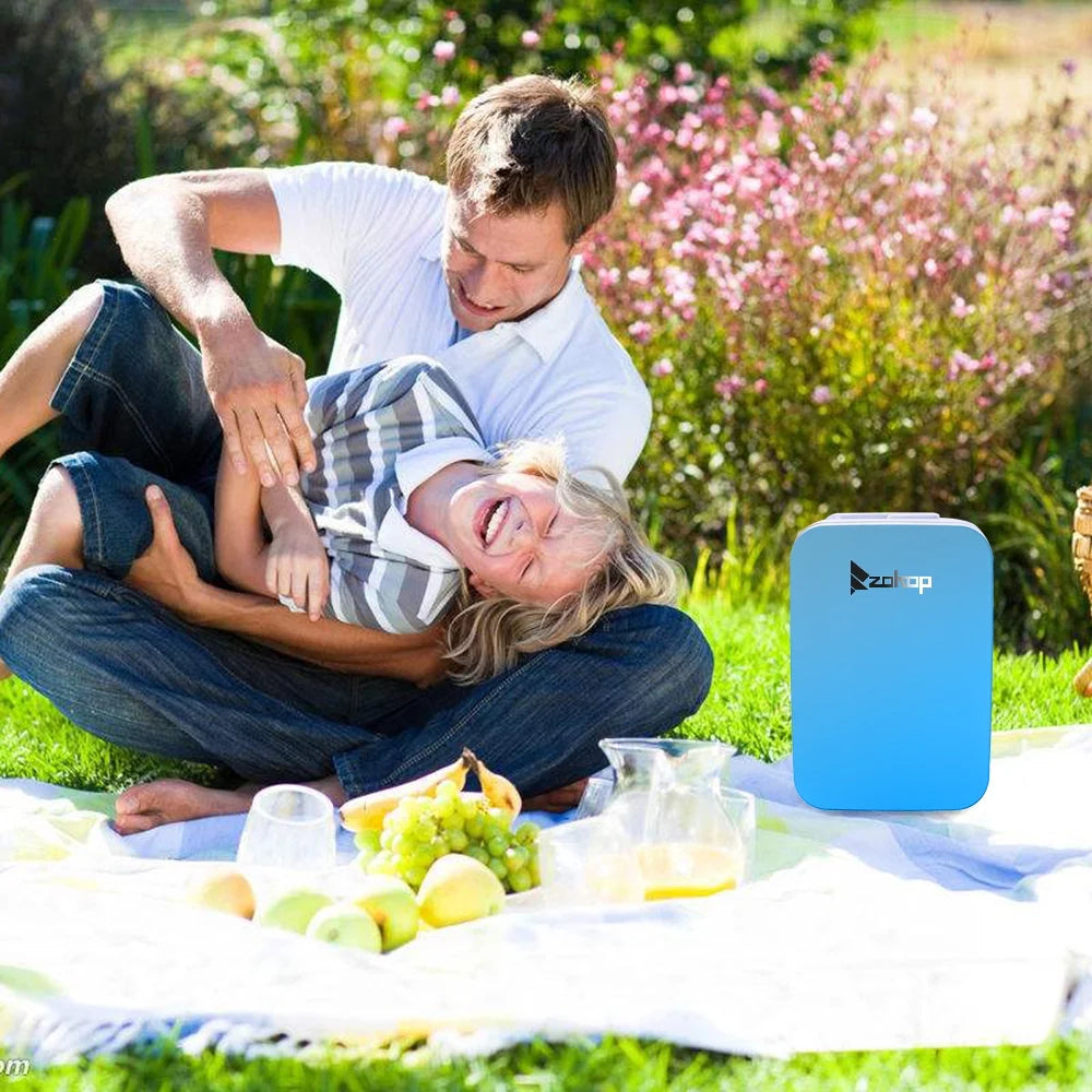 Clearance! Mini Refrigerator for Office, Electric Cooler & Warmer (6Liter/8Can) Portable Compact Personal Fridge, 100% Freon-Free & Eco-Friendly for Car, Trip, Outdoor, Office, Dorm, Apartment, S11399