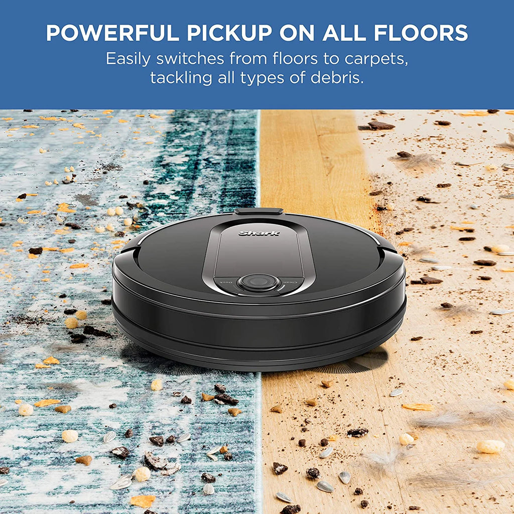 Shark IQ Intelligent Wifi Robot Vacuum Cleaner w/ Self Empty Charger Base, Black