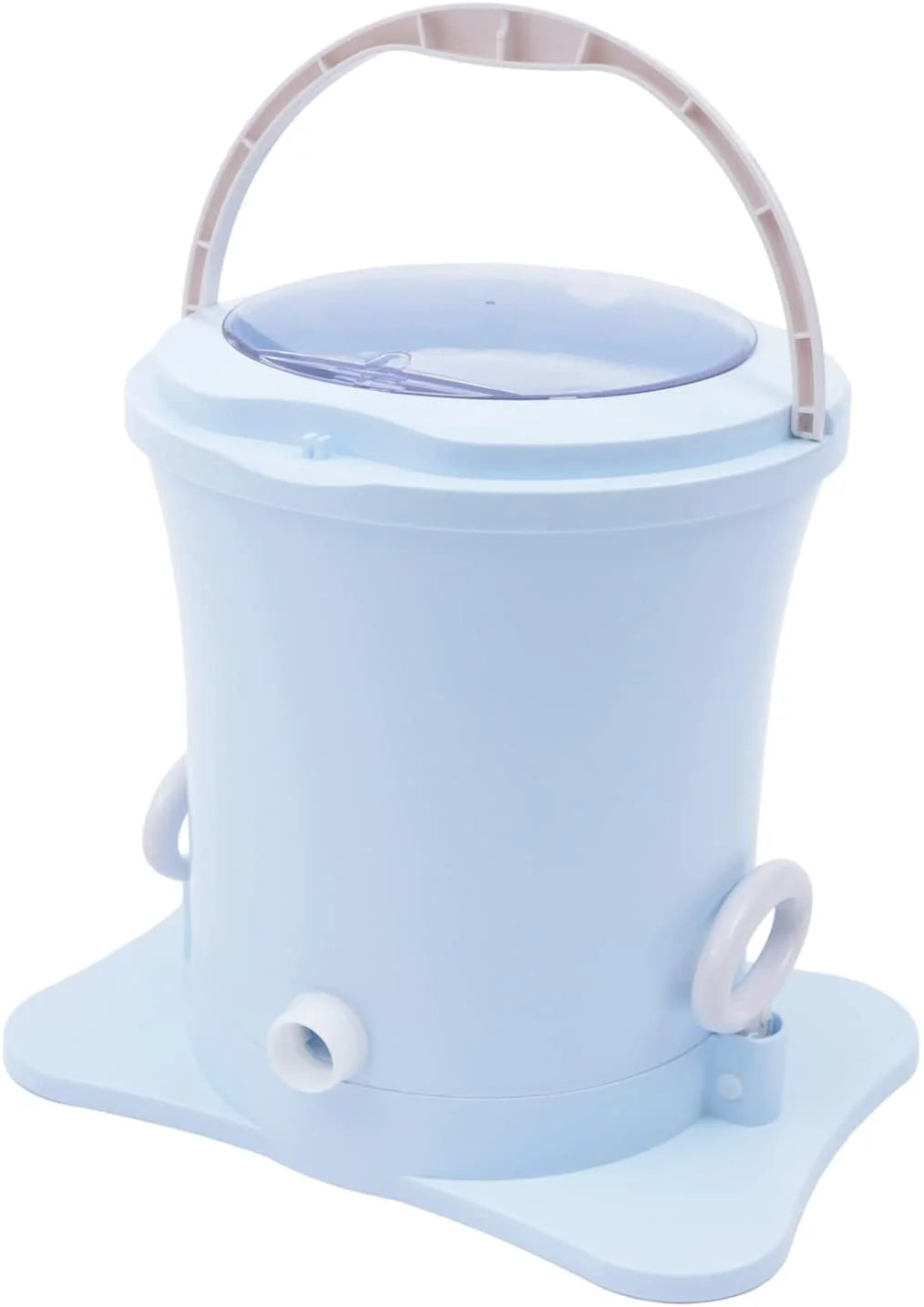Portable Manual Clothes Dryer Mini Dryer Compact Spin Dryer Non electric Laundry Dryer for Apartments, School, Dormitory (Blue)