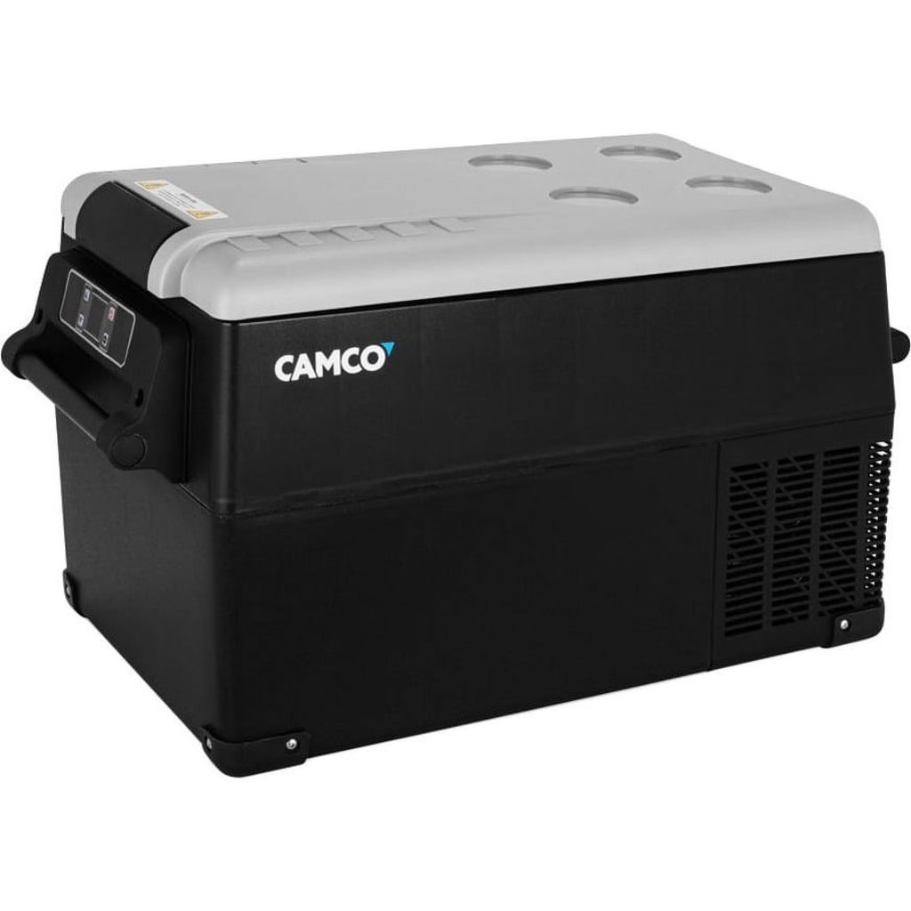 Camco Mobile App control Portable Refrigerator with 7-foot AC adapter Plastic/Polymer Black, 28lb
