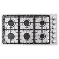 Gas Cooktop with 6 Sealed Italian Made Burners in Stainless Steel
