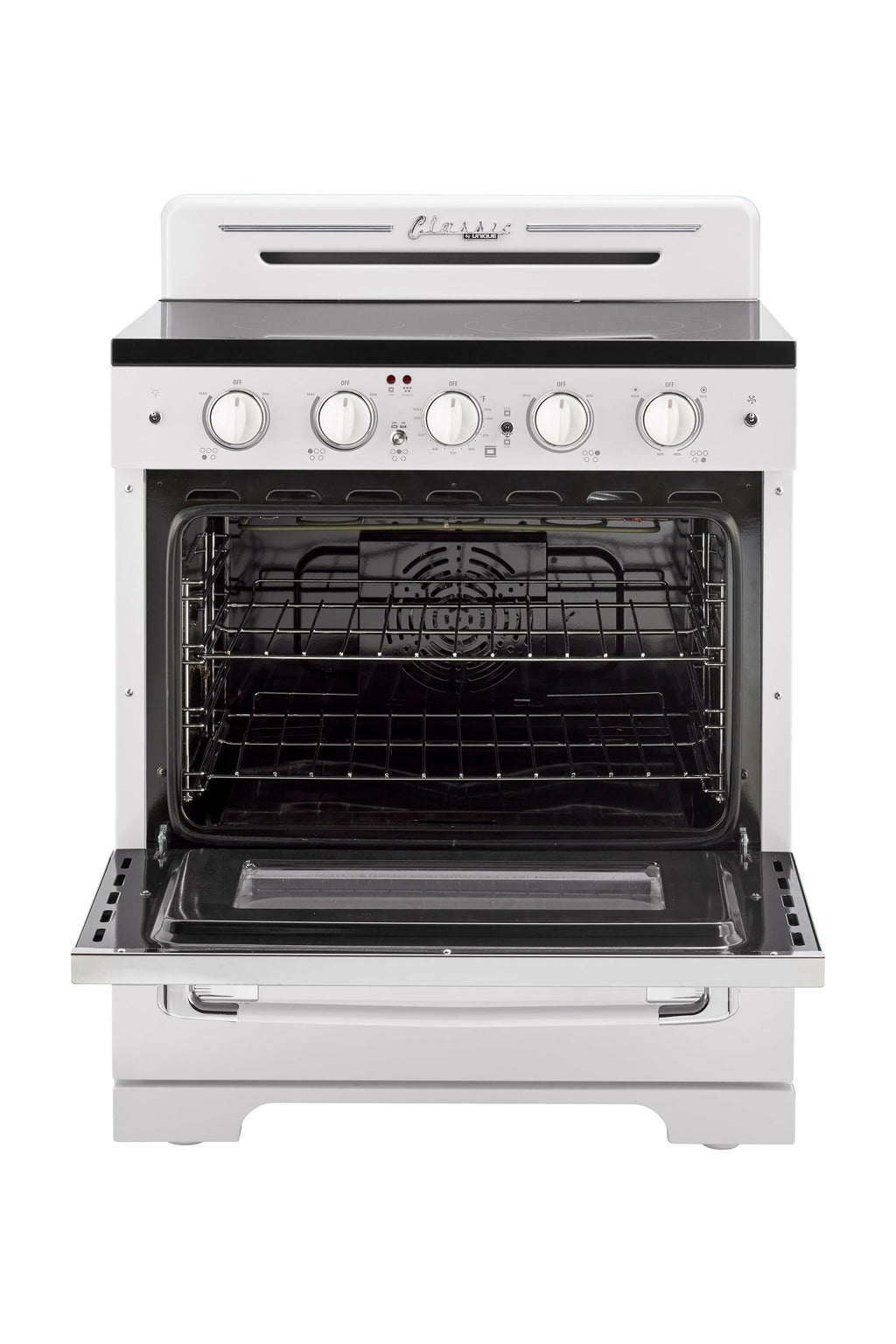Unique Appliances Oven 30.0 in 3.9 cu/ft Electric Freestanding Range in Marshmallow White