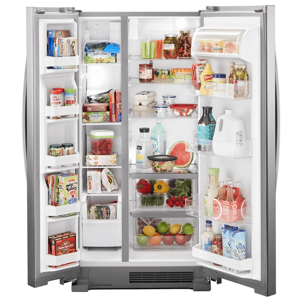 WHIRLPOOL WRS312SNHM side by side freestanding refrigerator