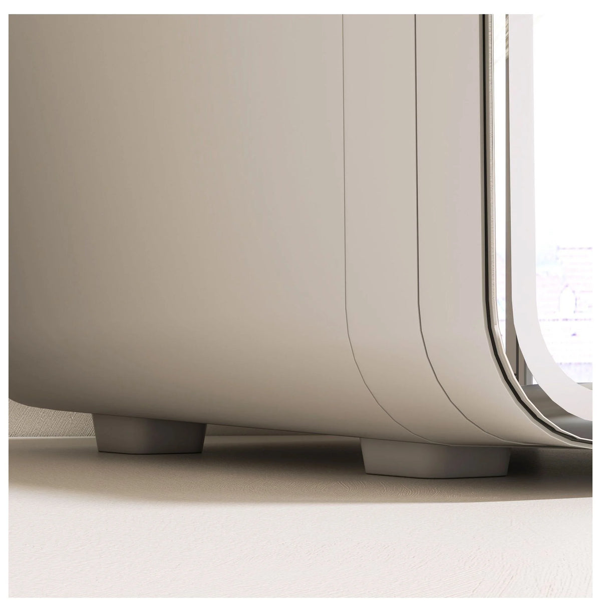 Skincare Fridge with Mirror - 10L Mini Beauty Refrigerator - Cooler & Warmer - LED Lighted - for Bedroom, Car, Skincare & Beverages - AC/DC Powered