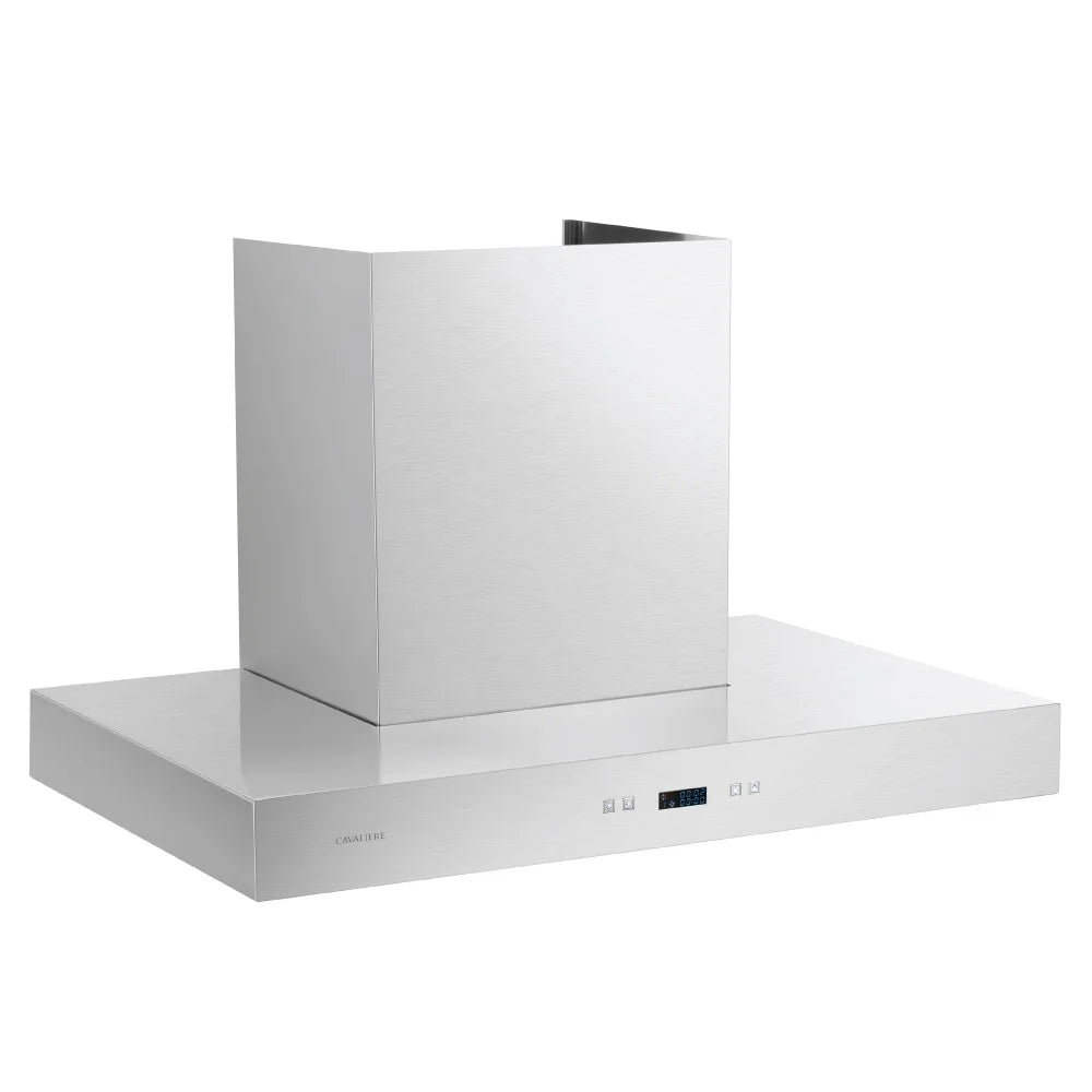CAVALIERE 30" Inch Range Hood in Brushed Stainless Steel 900 CFM- LED Lighting- SV218Z-30