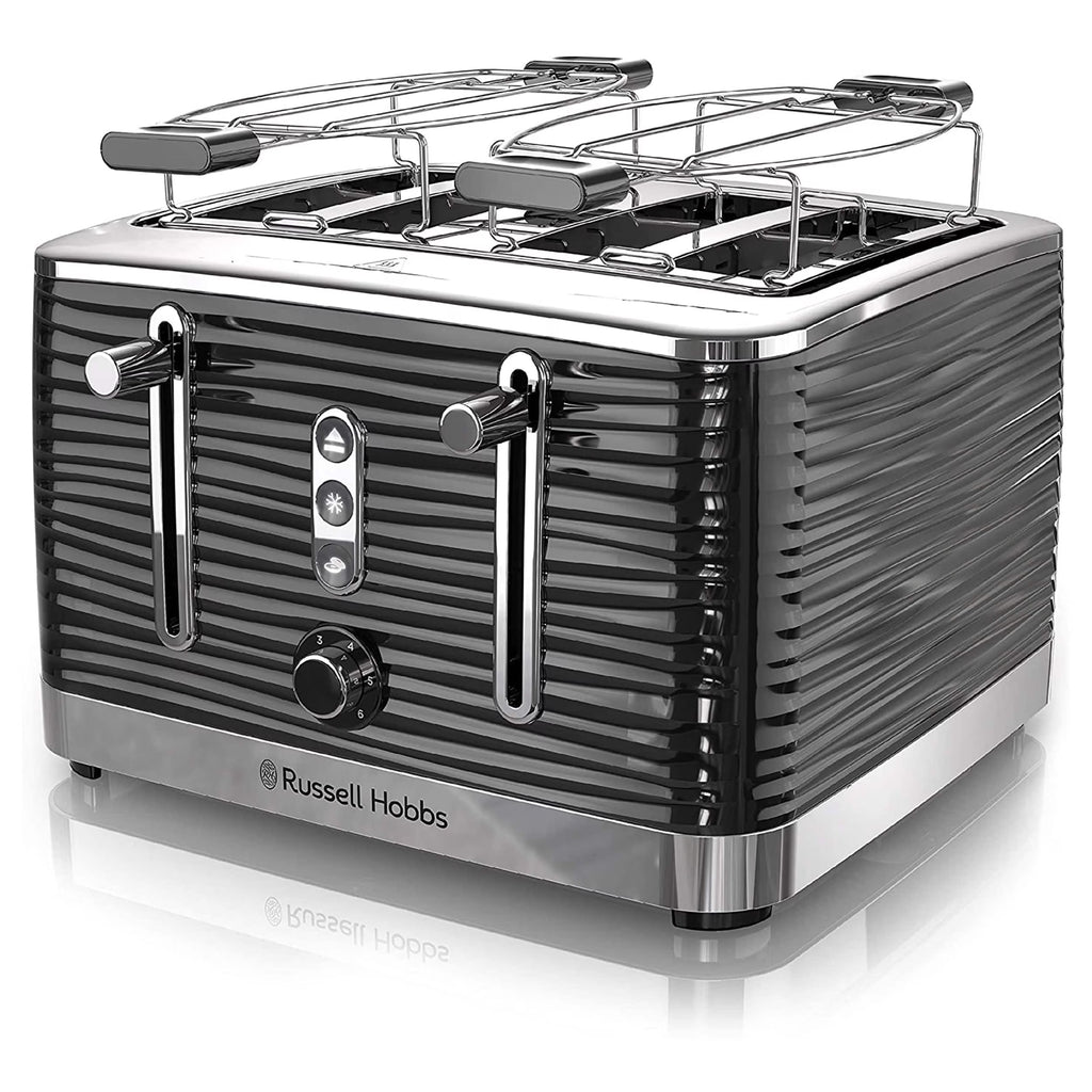Russell Hobbs  Old School 4 Slice Toaster in Black