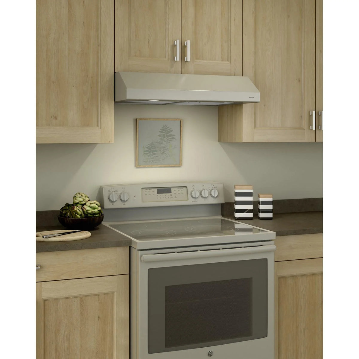 Broan Glacier 30-Inch Convertible Under-Cabinet Range Hood, Stainless Steel