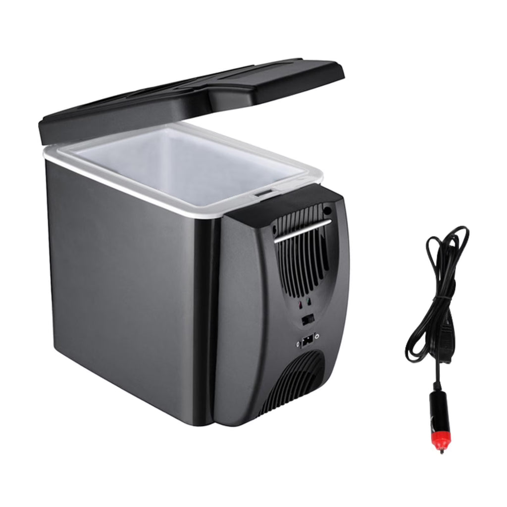Esquirla Mini Fridge 6L Food Compact Office Can Small Car Refrigerator Freezer Single Hole