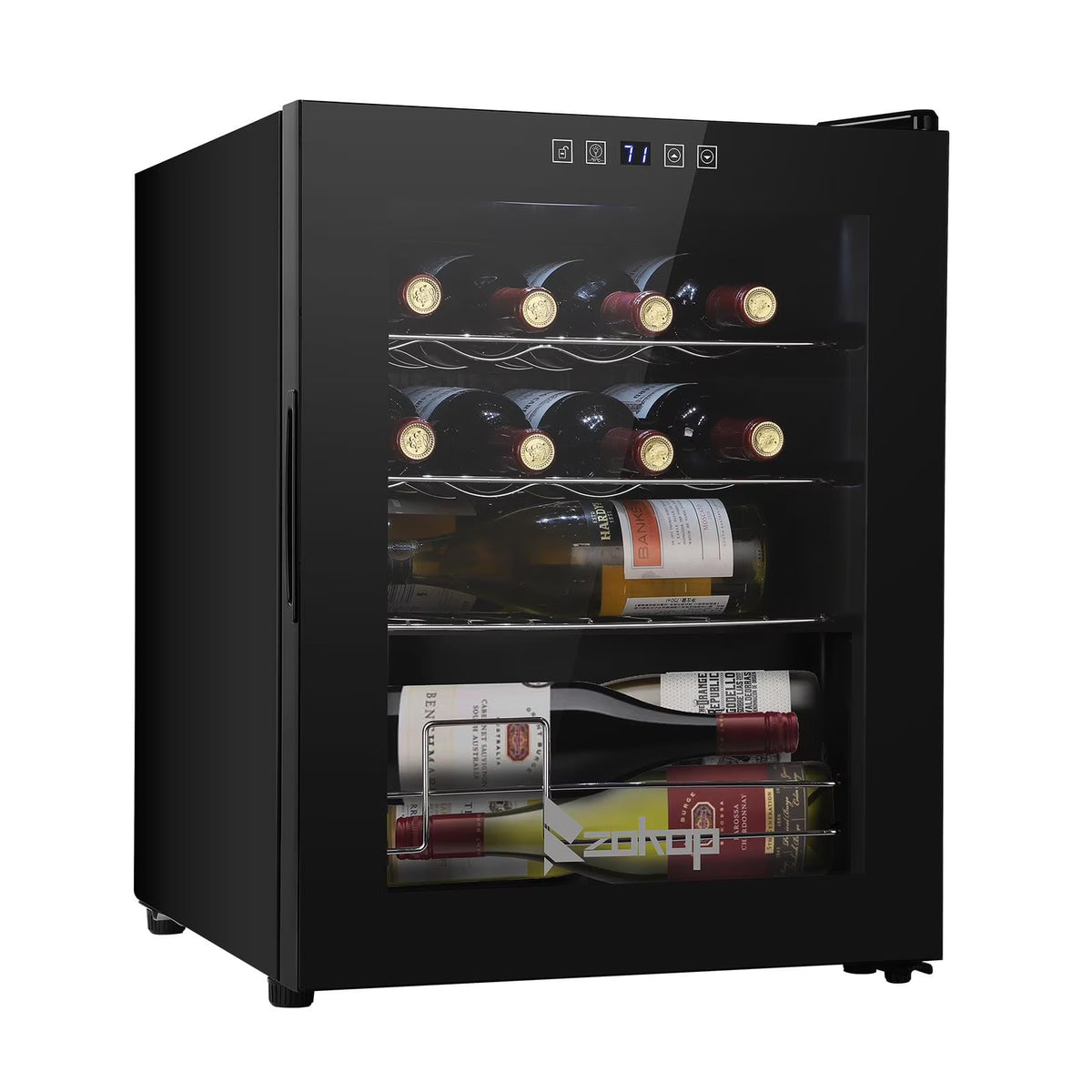Ktaxon 18 Bottle Compressor Wine Cooler Freestanding Wine Fridge, Fast Cooling, Low Noise
