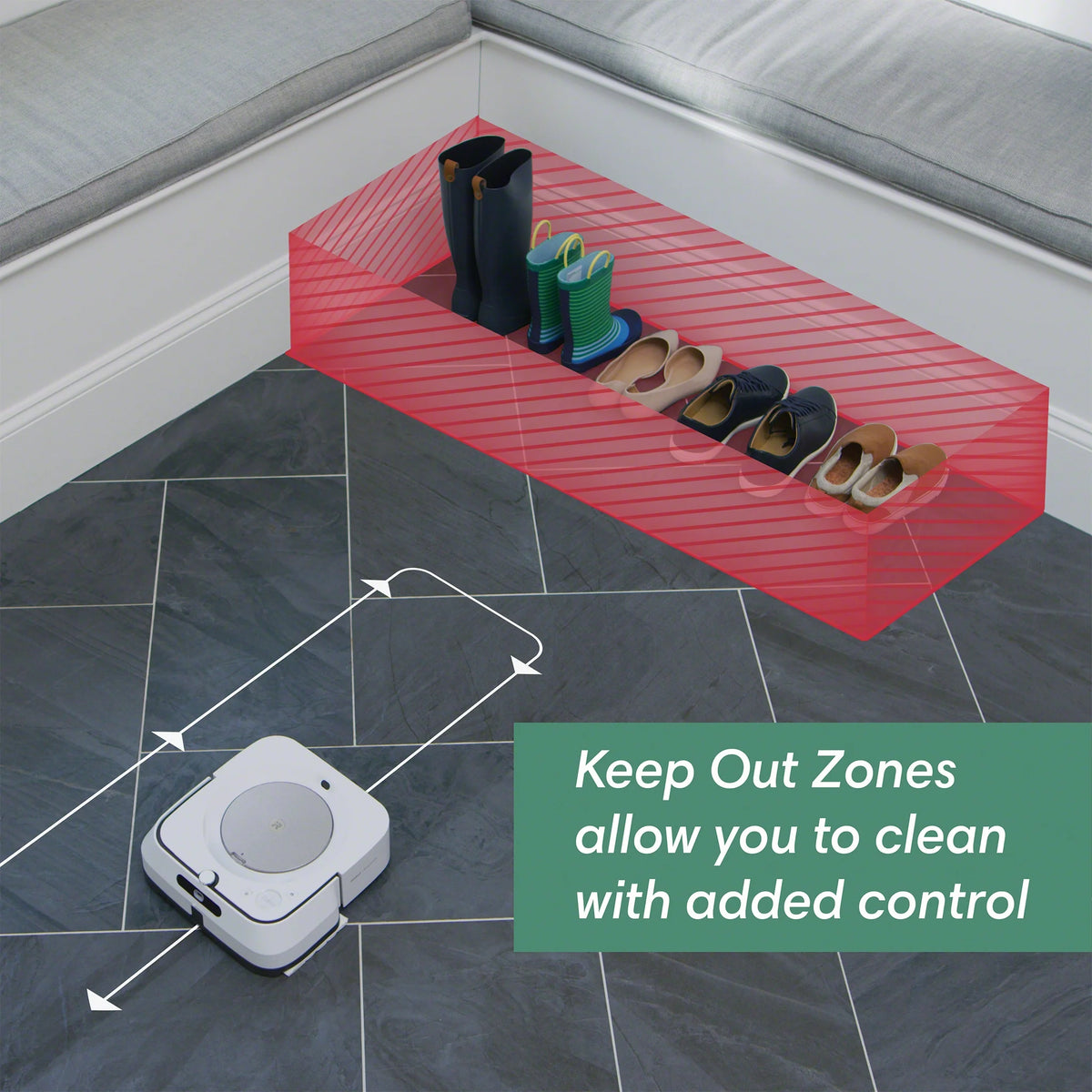 iRobot Braava Jet M6 (6110) Ultimate Robot Mop- Wi-Fi Connected, Precision Jet Spray, Smart Mapping, Works with Google Home, Ideal for Multiple Rooms, Recharges and Resumes