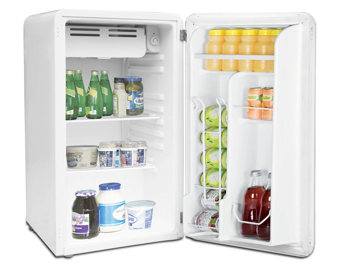 Frigidaire 3.2 Cu. ft. Single Door Retro Compact Refrigerator EFR372, Blue