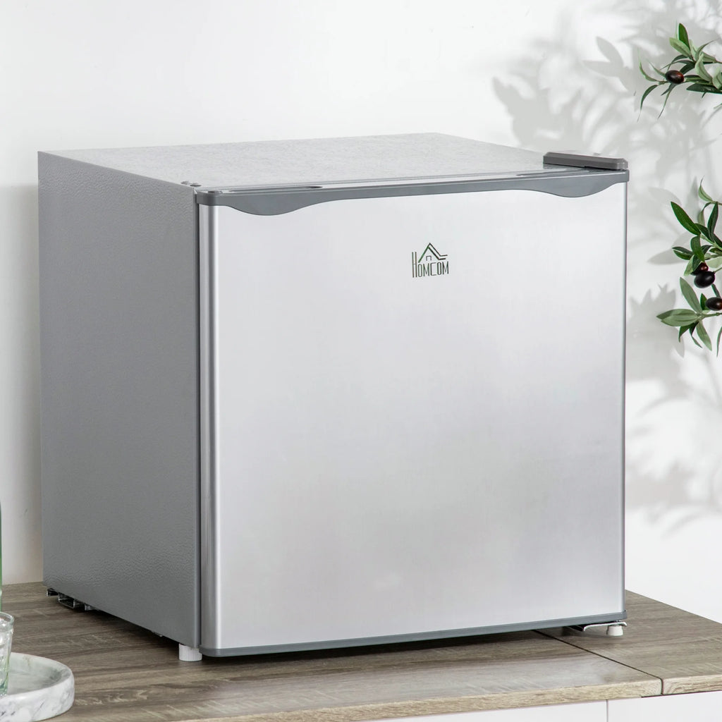 Side-by-Side Refrigerator HOMCOM Mini Freezer Countertop, 1.1 Cu.Ft Compact Upright Freezer with Removable Shelves, Reversible Door for Home, Dorm, Apartment and Office, gray,French Door Refrigerator