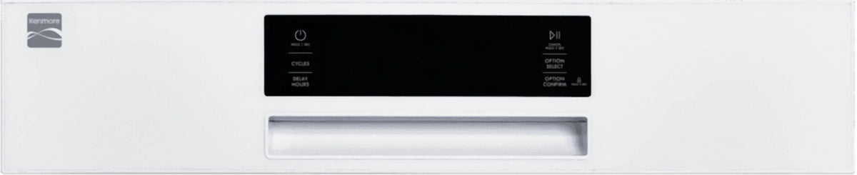 Kenmore 24�?Built-In-Dishwasher w/ 3rd Rack & Turbo Dry-SS Pocket handle