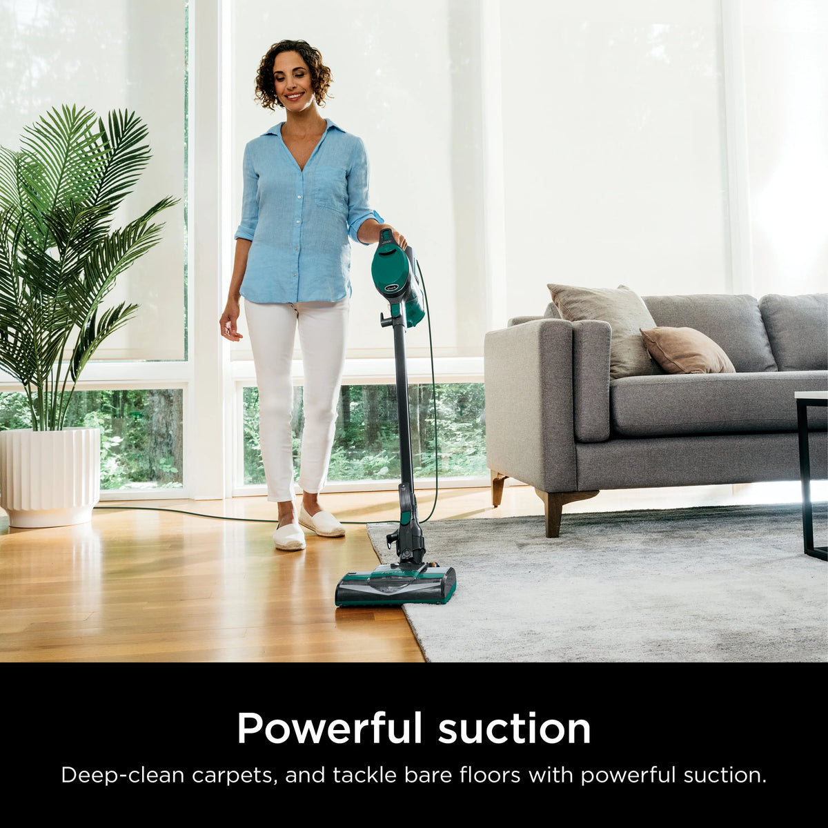 Shark® Corded Stick Vacuum, Green, CS110EM