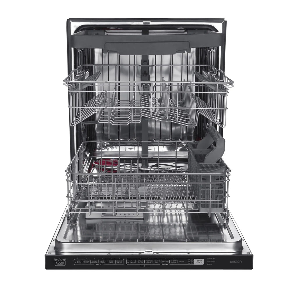 Kucht Professional 24" Stainless Steel Top Control Dishwashers in Silver