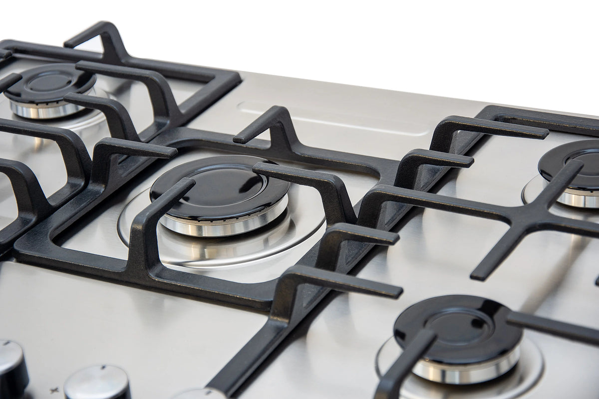 30" Stainless Steel Gas Cooktop - 5 Burners