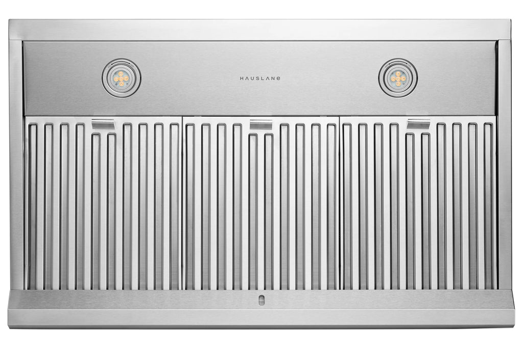 Hauslane | Chef Series 36" PS18 Under Cabinet Range Hood, Stainless Steel | Pro Performance | Contemporary Design, Touch Screen, Dishwasher Safe Baffle Filters, LED Lamps, 3-Way Venting