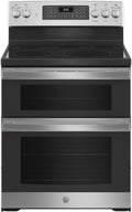 GE? 30" Free-Standing Electric Double Oven Convection Range